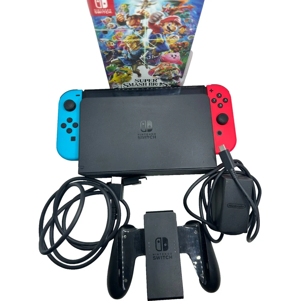 Nintendo Switch OLED Console W/Super Smash Bros Ultimate